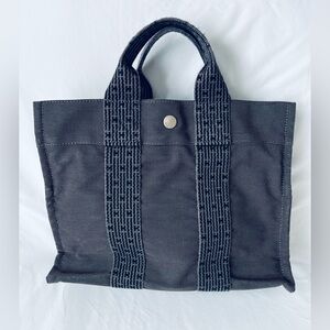 Hermes Hairline Canvas Tote bag